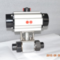 2 way high pressure stainless steel airpowered ball valve